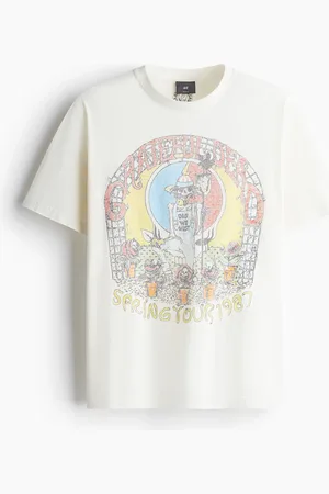 H&M Loose Fit Vintage-look printed T-shirt
