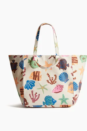 H&M Patterned beach bag