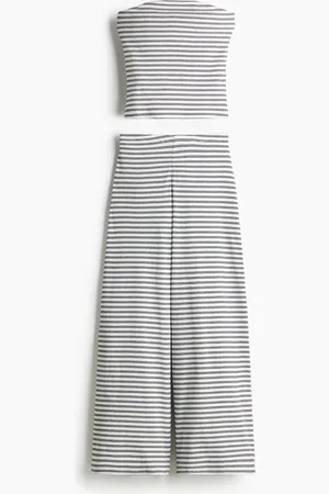 H&M 2-piece ribbed top and trousers set