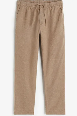 H&M Regular Fit Linen-blend trousers