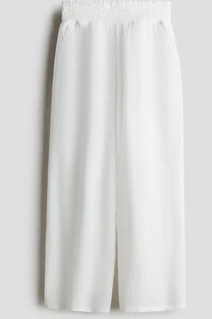 H&M Smocked crinkled trousers