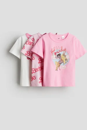 H&M 3-pack printed jersey tops