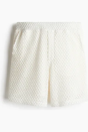 H&M Relaxed Fit Crochet-look shorts