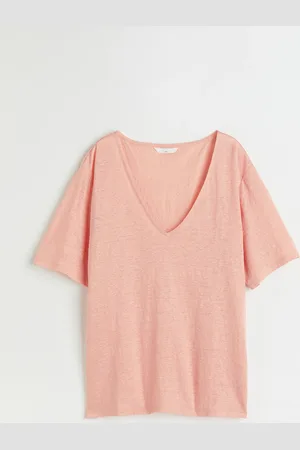 H&M Linen jersey T-shirt