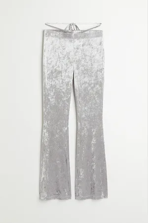 H&M Flared tie-detail leggings