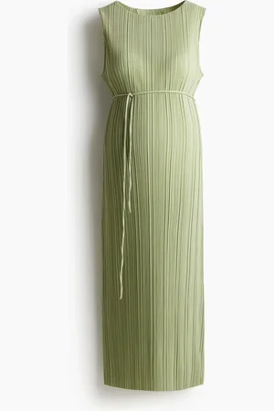 H&M MAMA Plissé dress