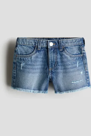 H&M Frayed denim shorts