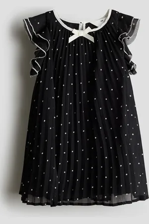 H&M Pleated A-line dress