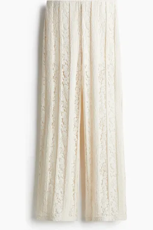 H&M Lace-detail trousers