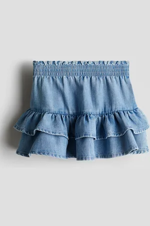 H&M Tiered denim skirt