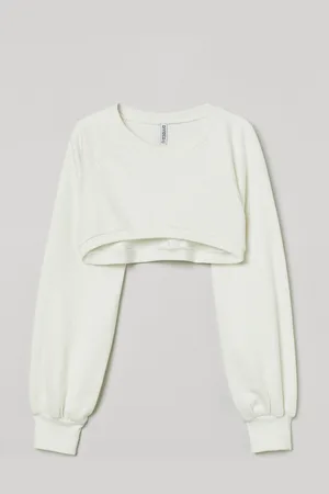 H&M Cropped sweatshirt