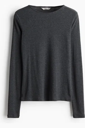 H&M Sheer jersey top