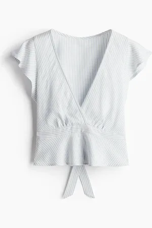 H&M Linen-blend blouse