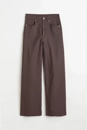 H&M Wide twill trousers