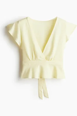 H&M Linen-blend blouse