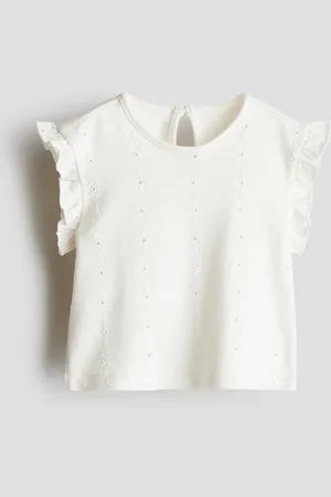 H&M Broderie anglaise top