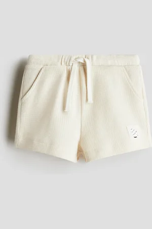 H&M Waffled cotton shorts