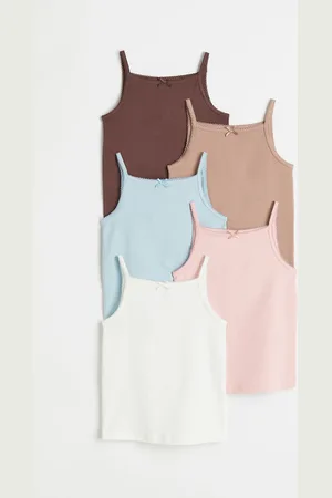 H&M 5-pack jersey vest tops