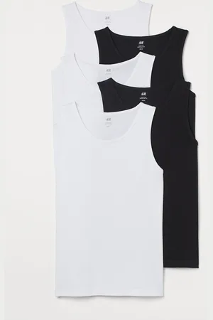 H&M 5-pack vest tops Regular Fit