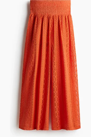 H&M Wide lace-look trousers