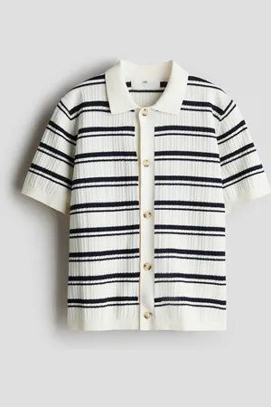 H&M Textured-knit shirt