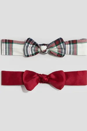 H&M 2-pack bow-detail hairbands