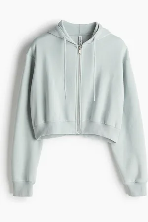 H&M Cropped zip-through hoodie