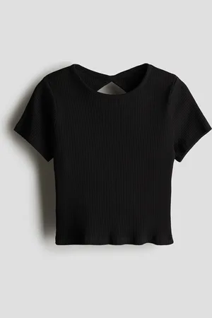 H&M Ribbed jersey top