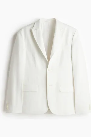 H&M Regular Fit Linen-blend jacket