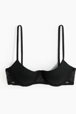 H&M Mesh demi push-up bra