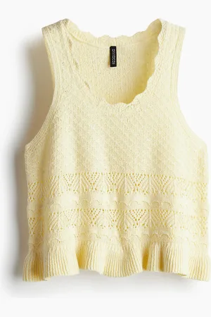 H&M Crochet-look vest top