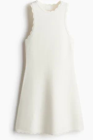 H&M Scalloped mini dress
