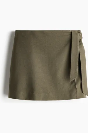 H&M Linen-blend skort