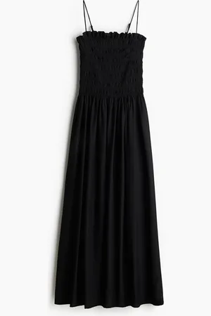 H&M Smocked-bodice strappy dress