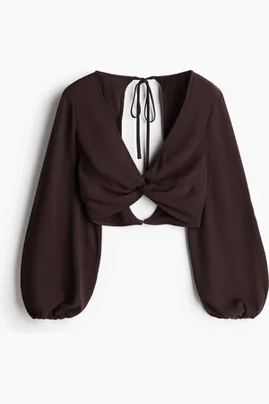 H&M Open-back blouse