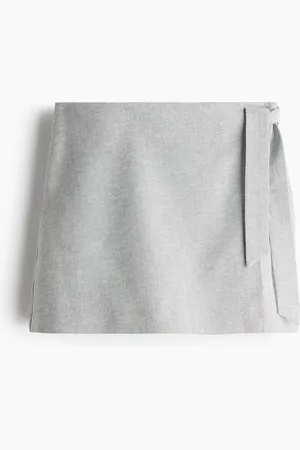 H&M Linen-blend skort