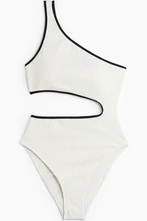 H&M One-shoulder cut-out swimsuit