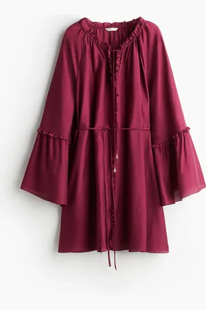 H&M Trumpet-sleeved tunic dress