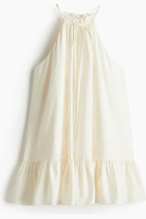 H&M Frill-detail sleeveless dress