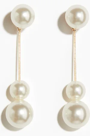 H&M Pendant bead earrings