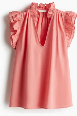 H&M Frill-trimmed blouse