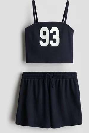 H&M 2-piece strappy top and shorts set