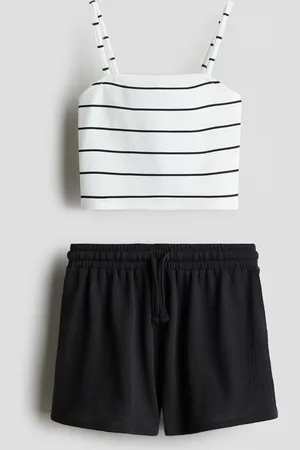 H&M 2-piece strappy top and shorts set