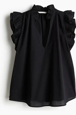 H&M Frill-trimmed blouse