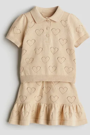 H&M 2-piece pattern-knit set