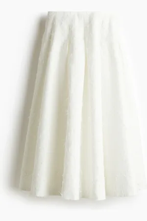 H&M Fringed A-line skirt