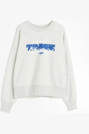 H&M Oversized motif-detail sweatshirt