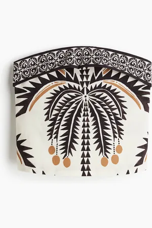 H&M Printed bandeau top