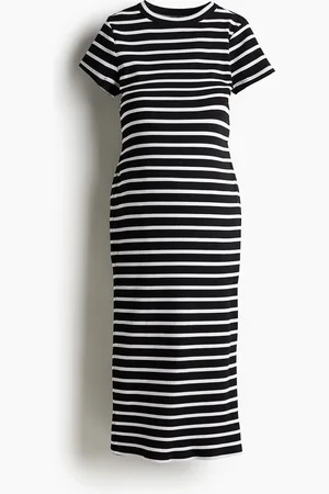 H&M MAMA Ribbed T-shirt dress