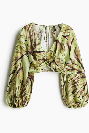 H&M Open-back blouse
